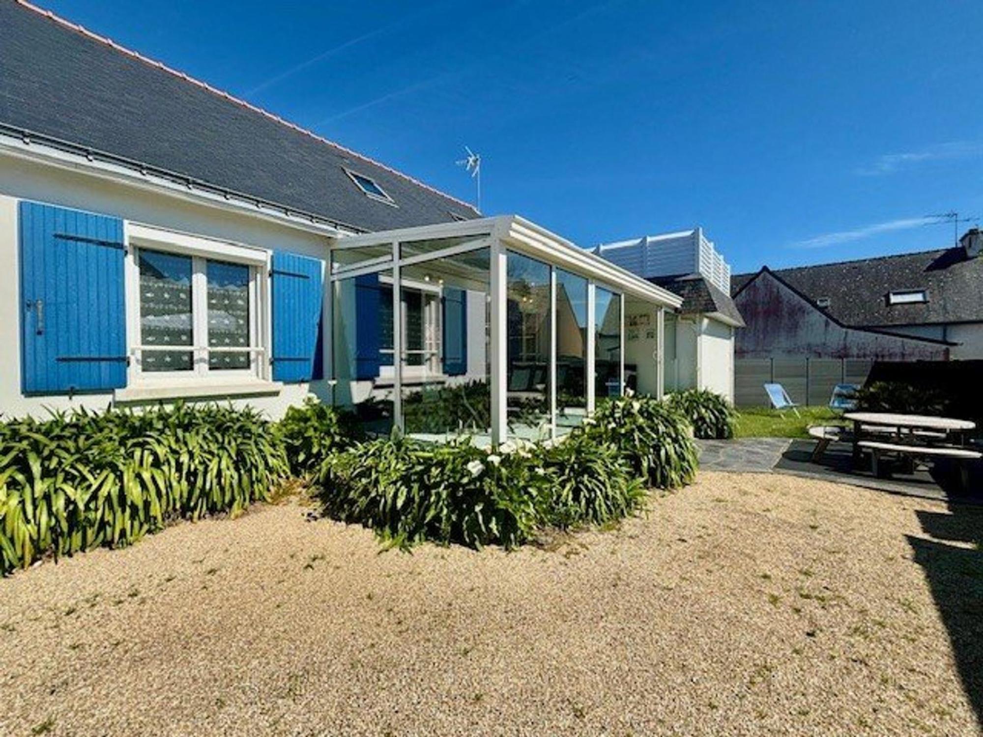Maison Lumineuse A Quiberon, 90M², Avec Cour, Proche Plage, 6 Pers., Wifi, Animaux Acceptes, Classee 3* - Fr-1-478-76 Luaran gambar